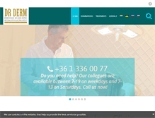 Tablet Screenshot of drderm.hu